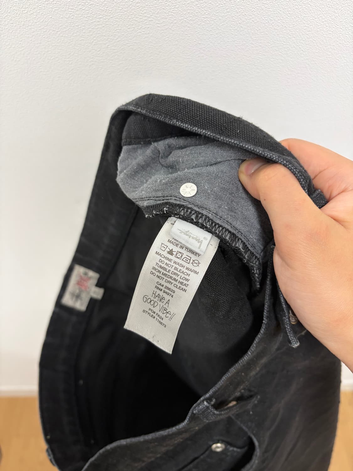 스투시 빅올진 니들 펀치 데님 팬츠 상품이미지7