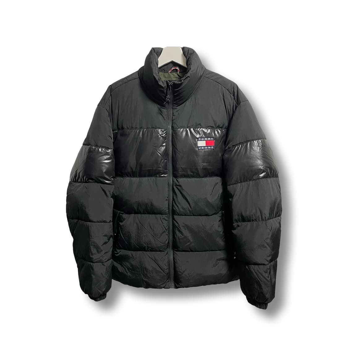 [L~XL] 타미진스 21FW 토널 컬러 블랙 다운 점퍼 푸퍼패딩 상품이미지1