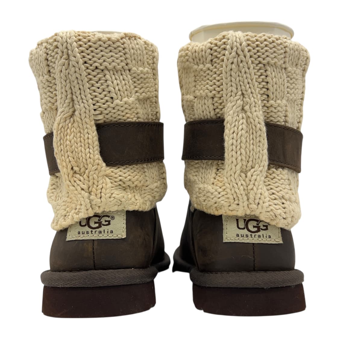 220 W 어그 니트 부츠 다크 브라운 상품이미지5