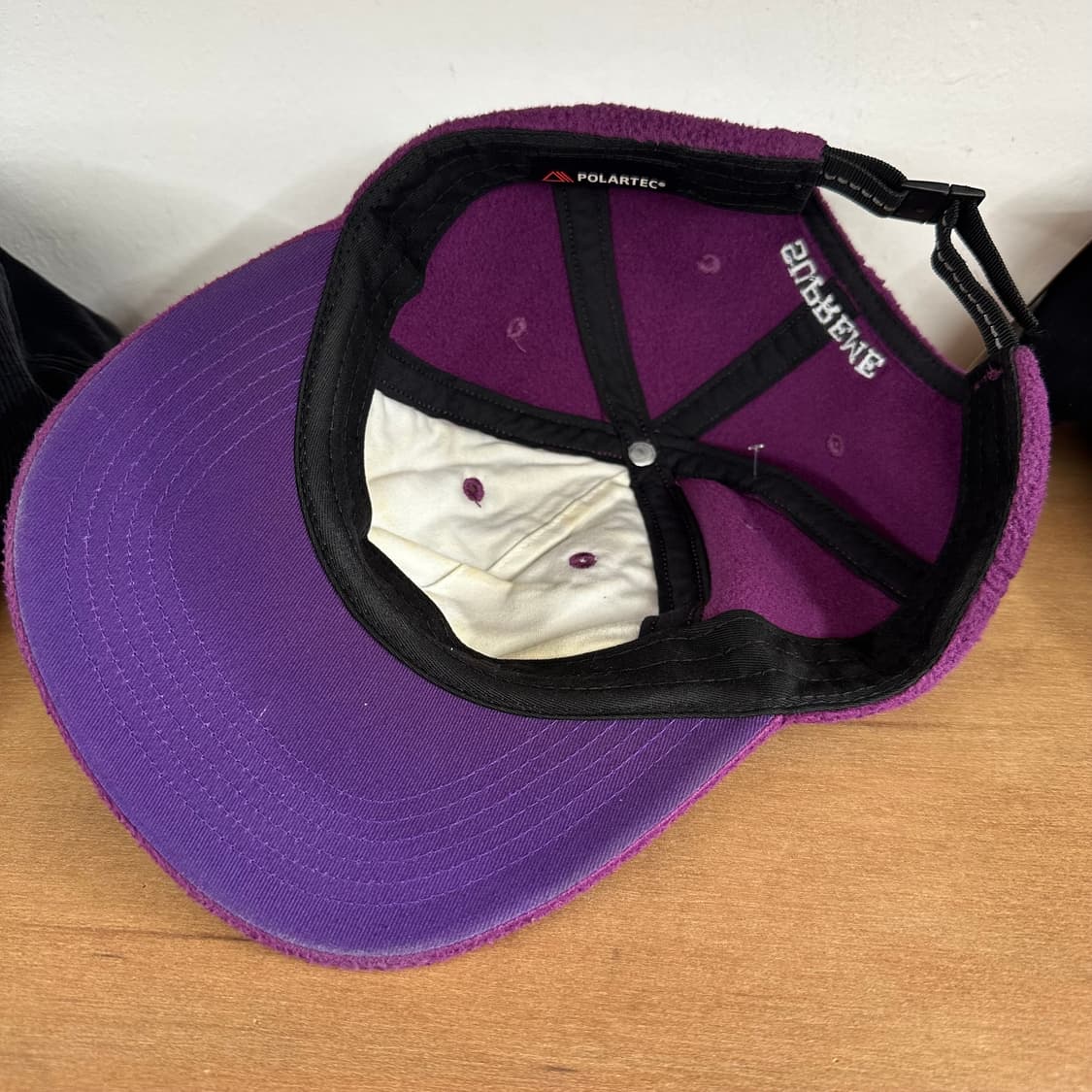 2018FW 슈프림 폴라텍 S로고 캡 상품이미지6