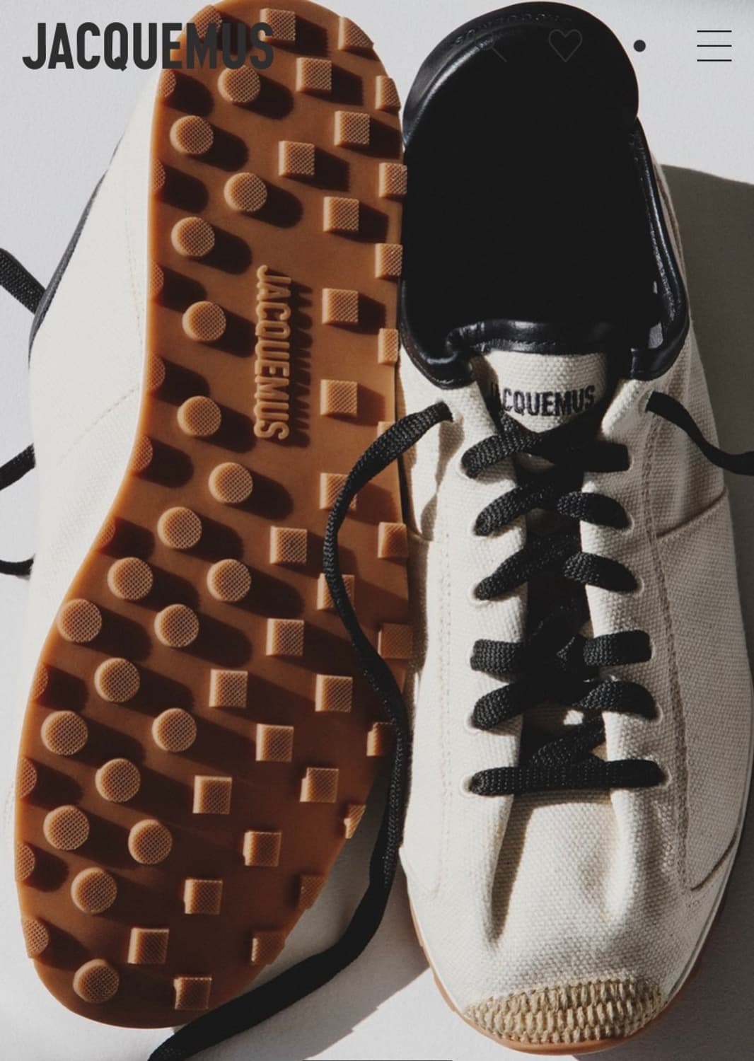 (40,41,42,43,44) 자크뮈스 26SS 테니스 로우탑/ 베이지 상품이미지1