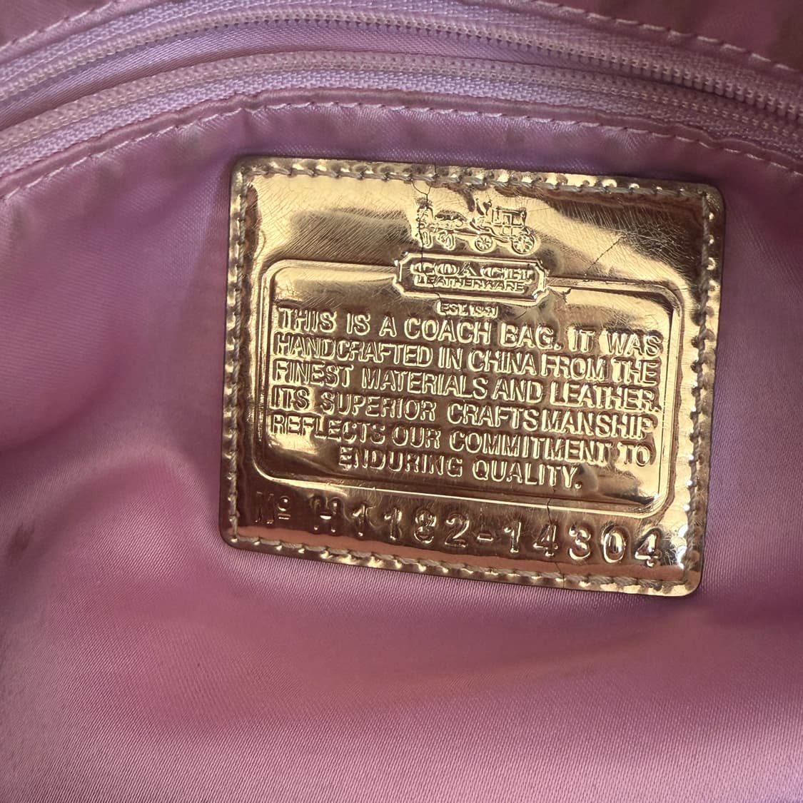 Coach vintage leather hobo bag 상품이미지5