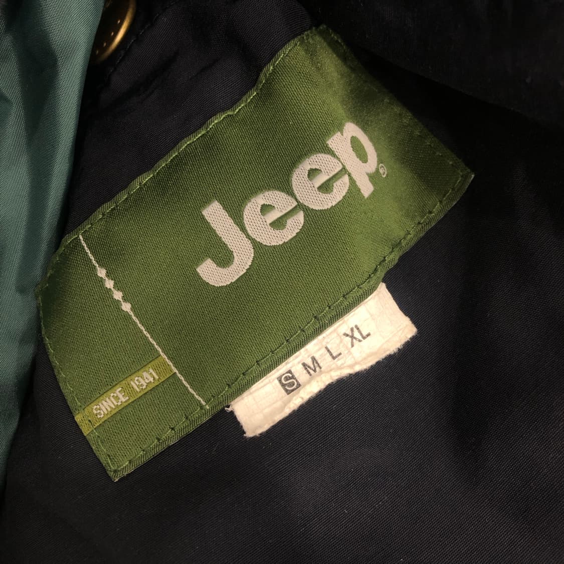 JEEP 지프 빅패치 퀄팅 블루종 자켓 상품이미지5