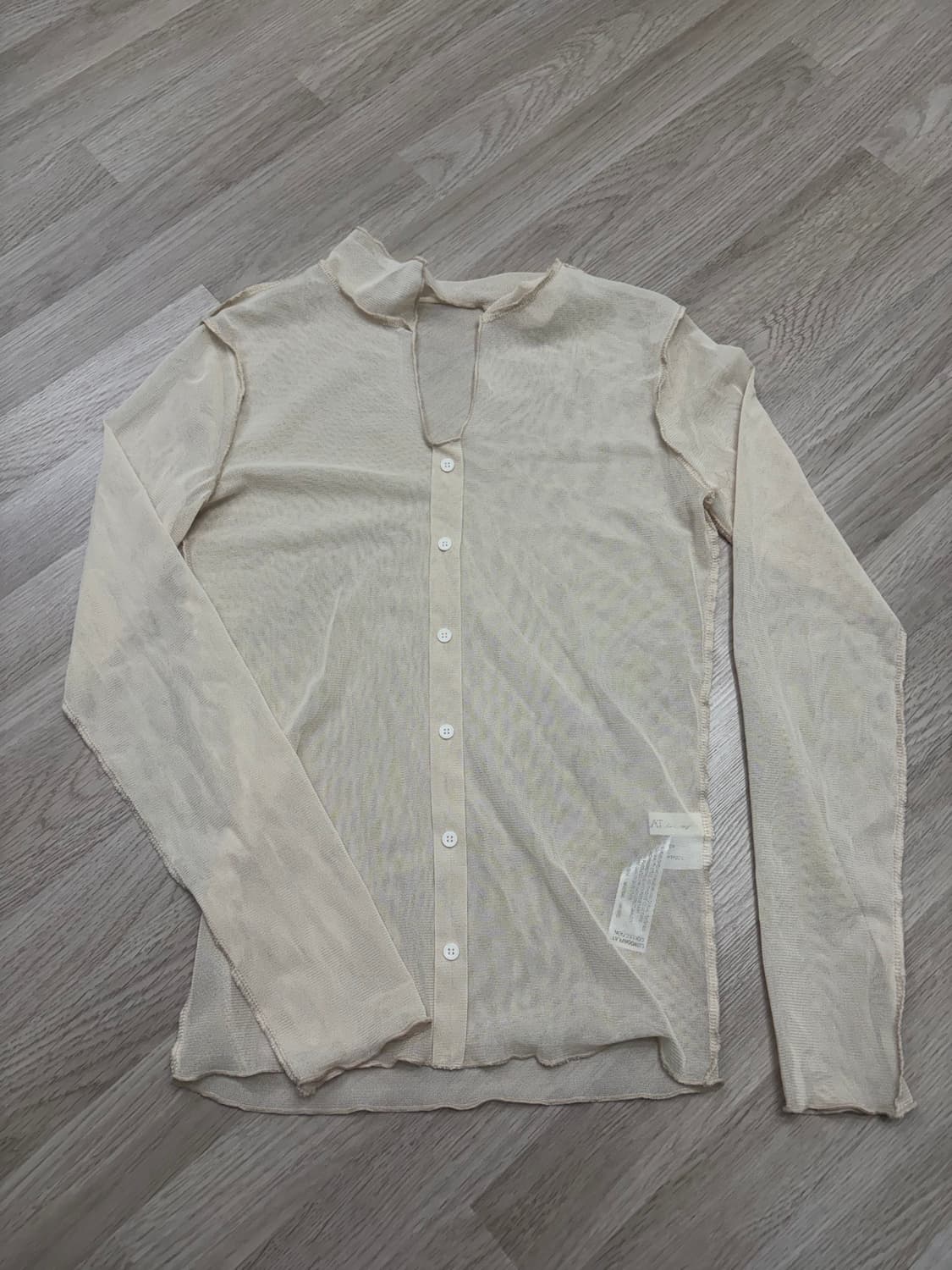 런던플랏 드윌 시스루 카라 티셔츠 상품이미지5