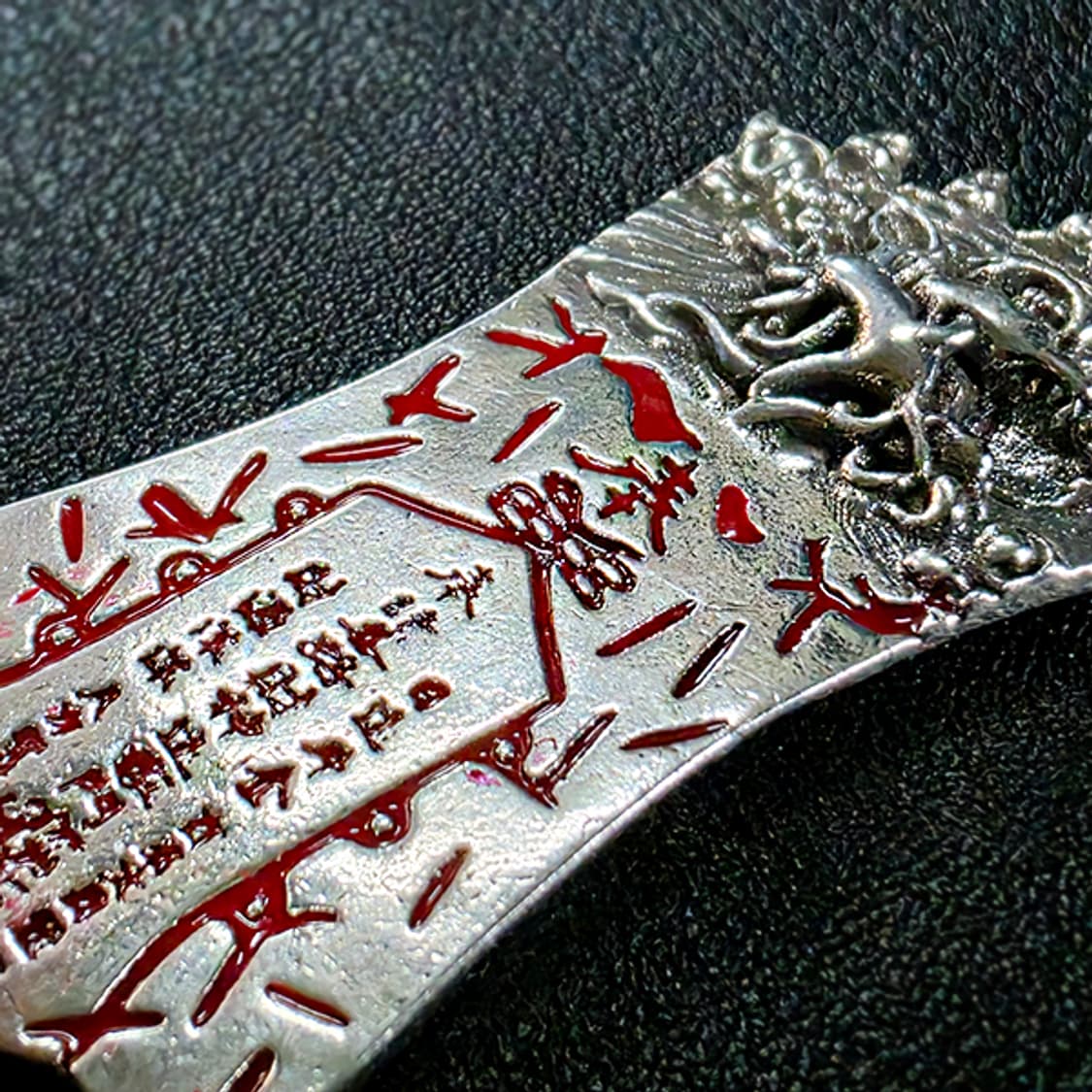 아디슈타나 백동 펜던트 엔틱 수호 부적 호신부 불교 남자 목걸이 상품이미지3