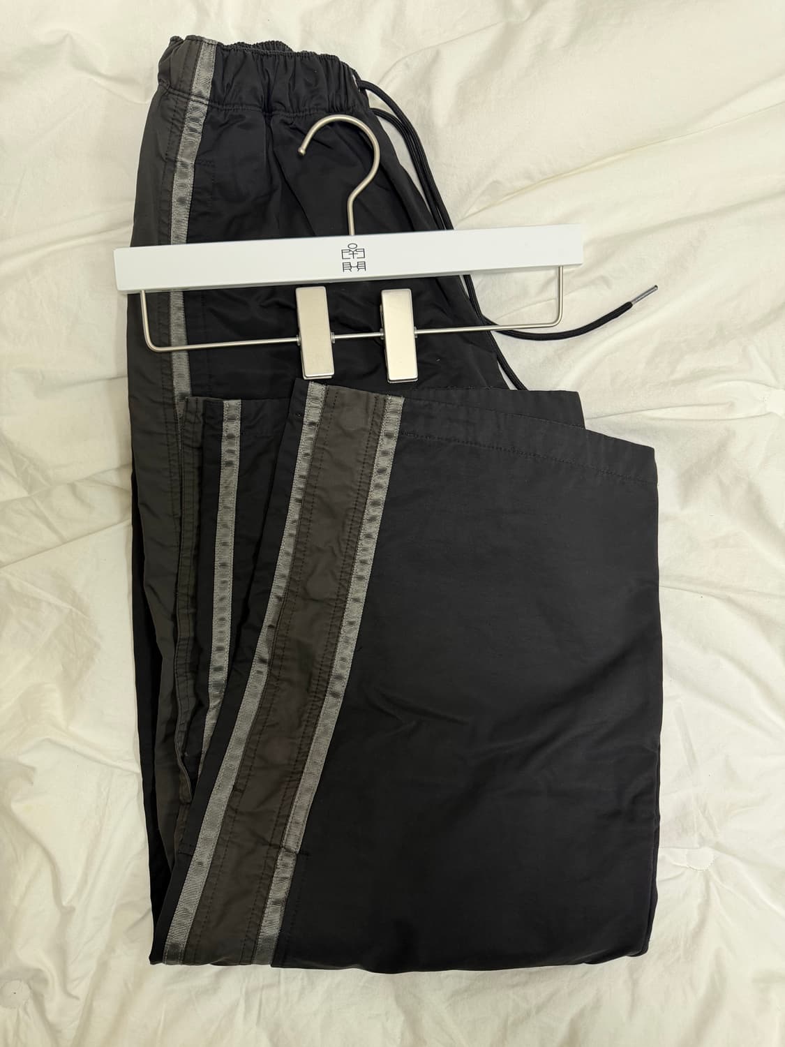 (2)폴리테루 트랙 블랙 팬츠 상품이미지1