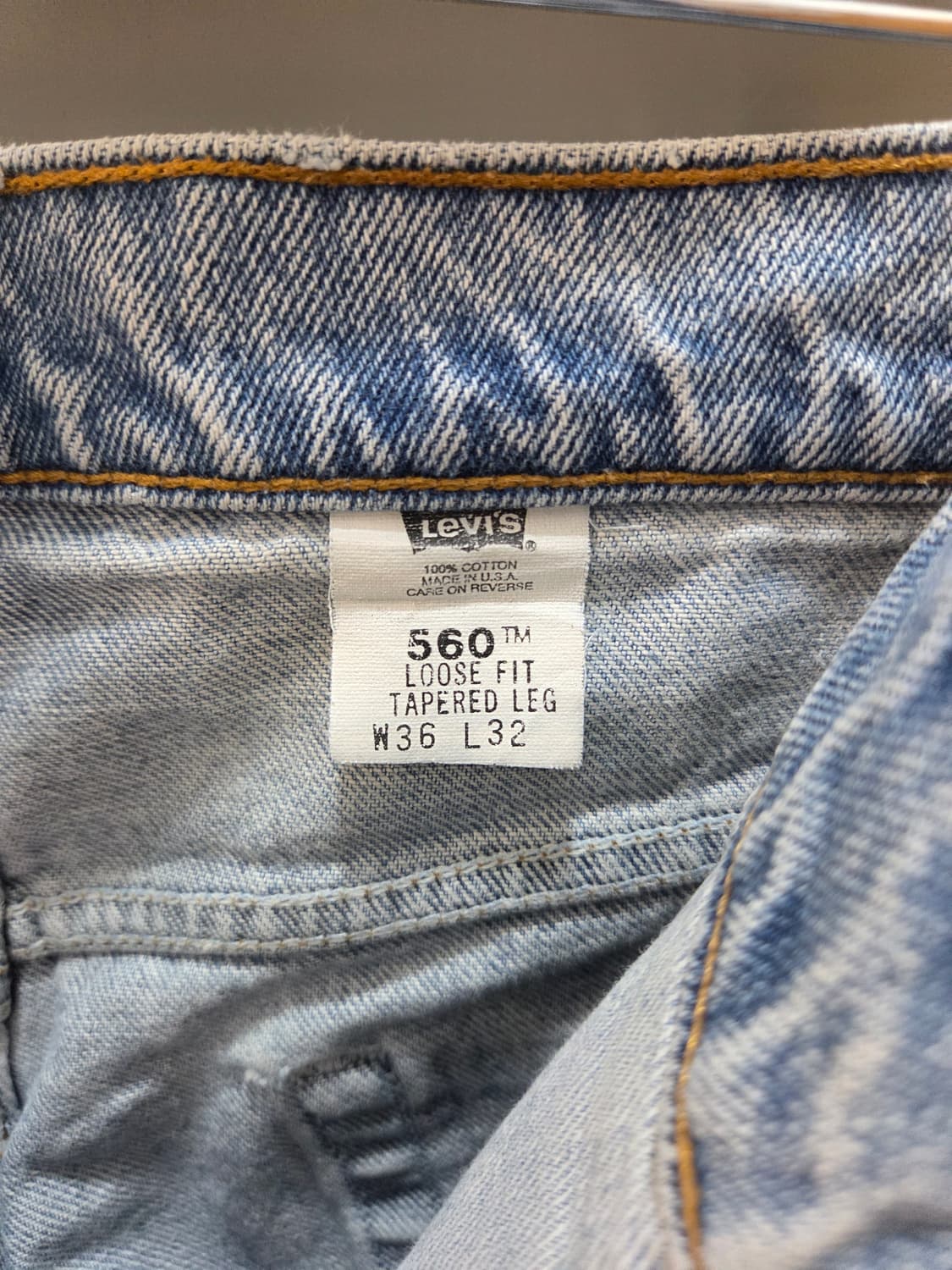 90s 리바이스 560 36/32 상품이미지6