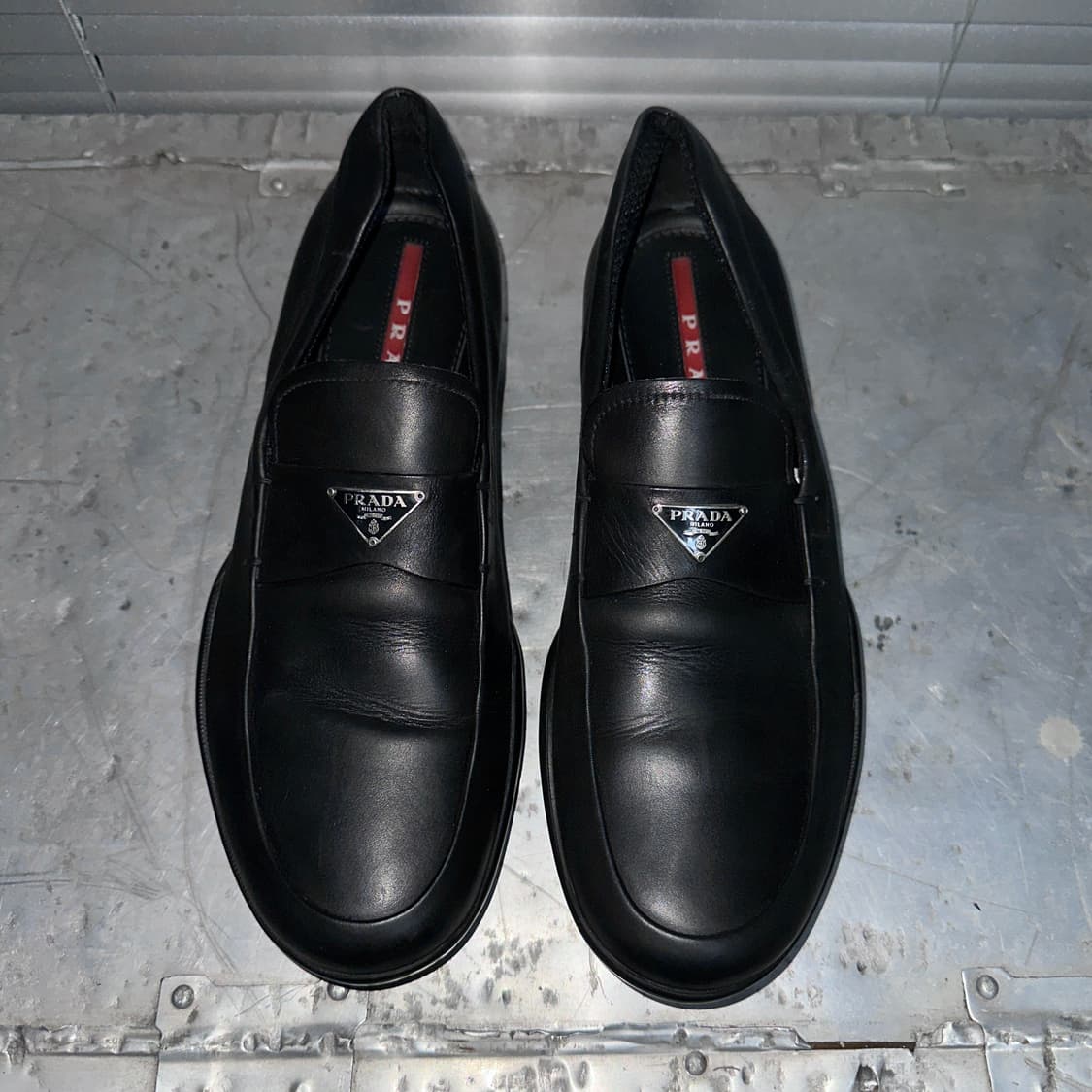 00s 빈티지 프라다 스포츠 로고 로퍼 상품이미지2