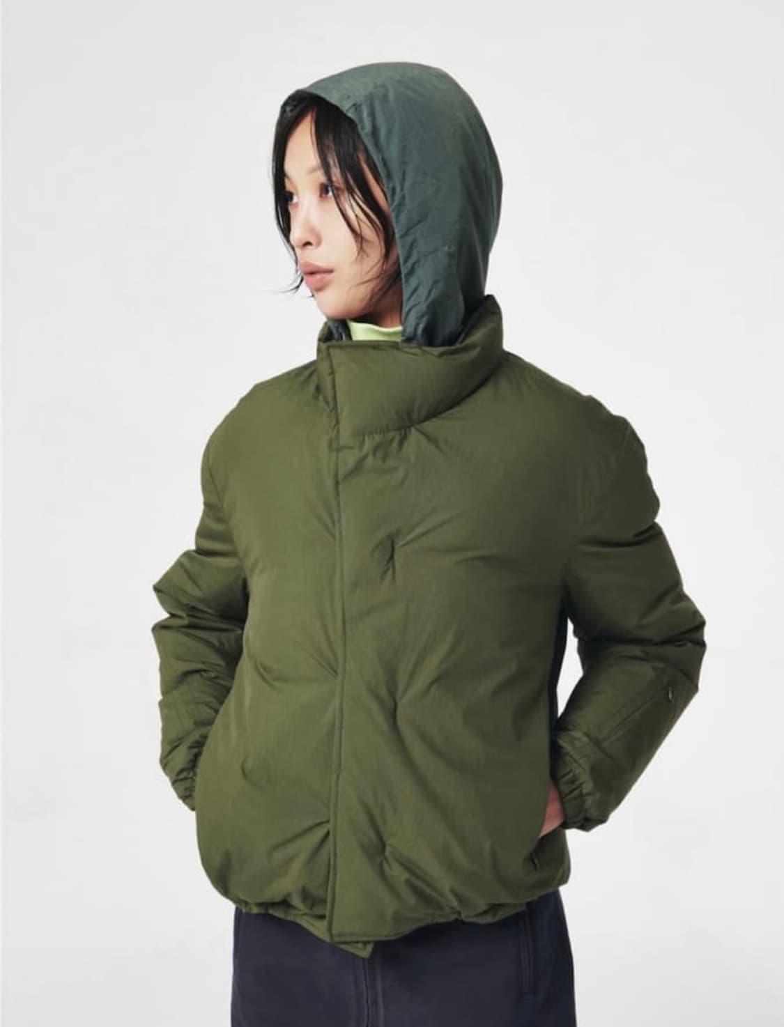 누마레 ee 패딩 카키 xs 상품이미지2