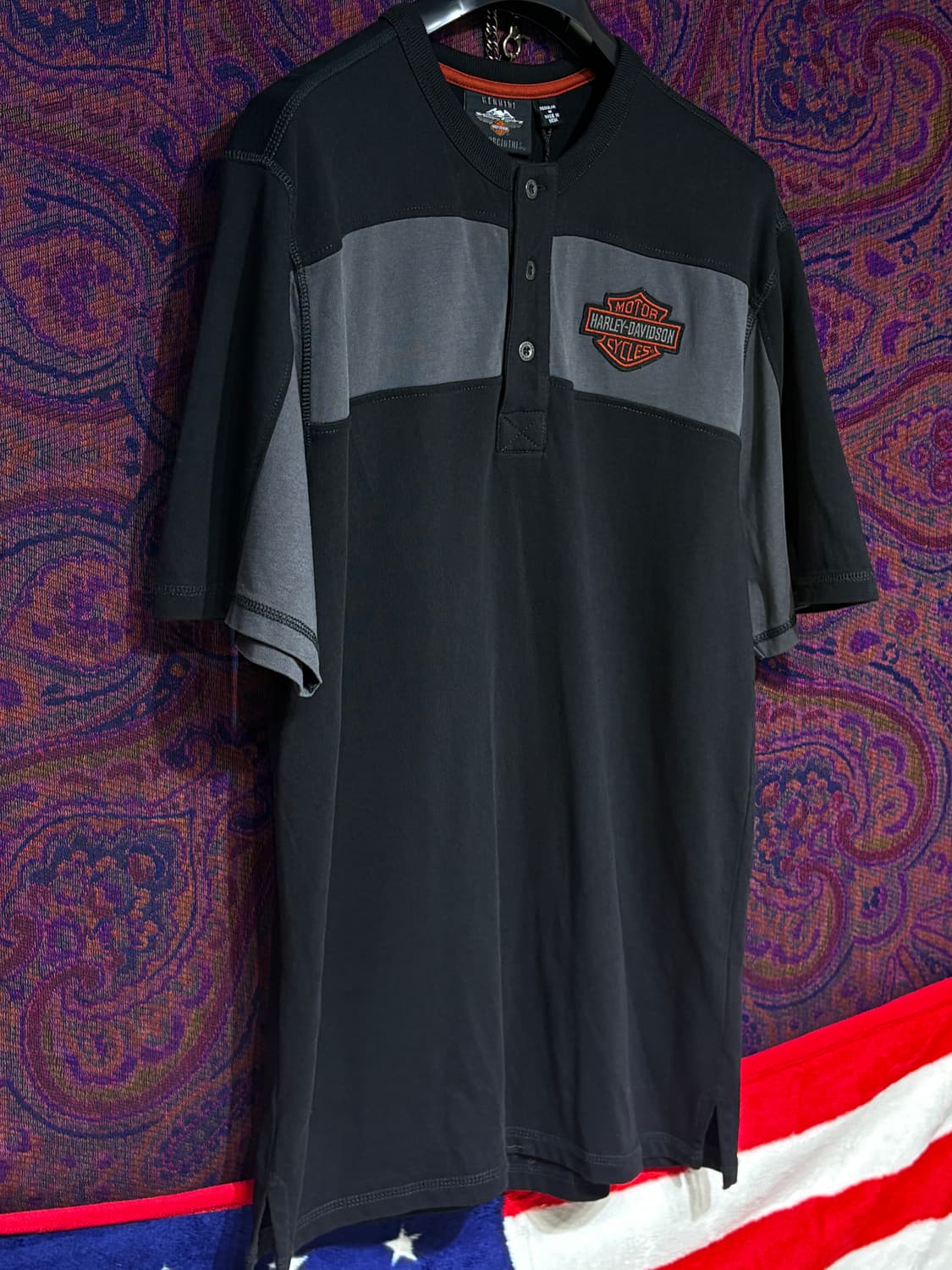 할리데이비슨 쿠퍼블락 셔츠 신품 상품이미지3