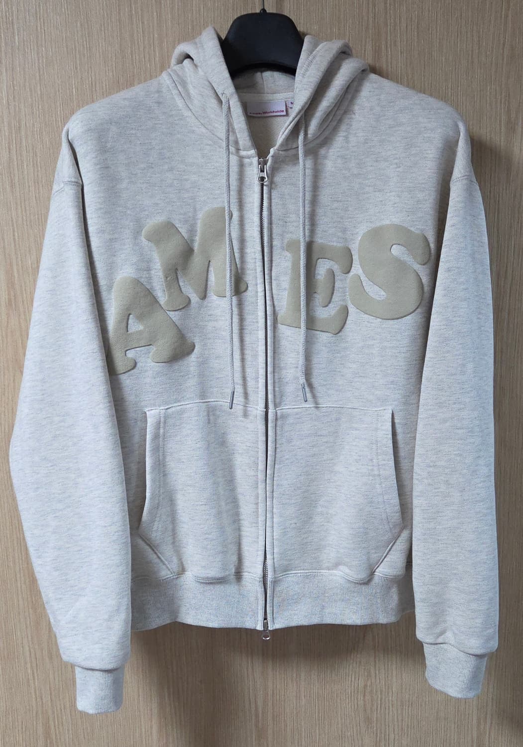 (착샷) 아메스 월드와이드 후드 집업 오트밀 상품이미지1