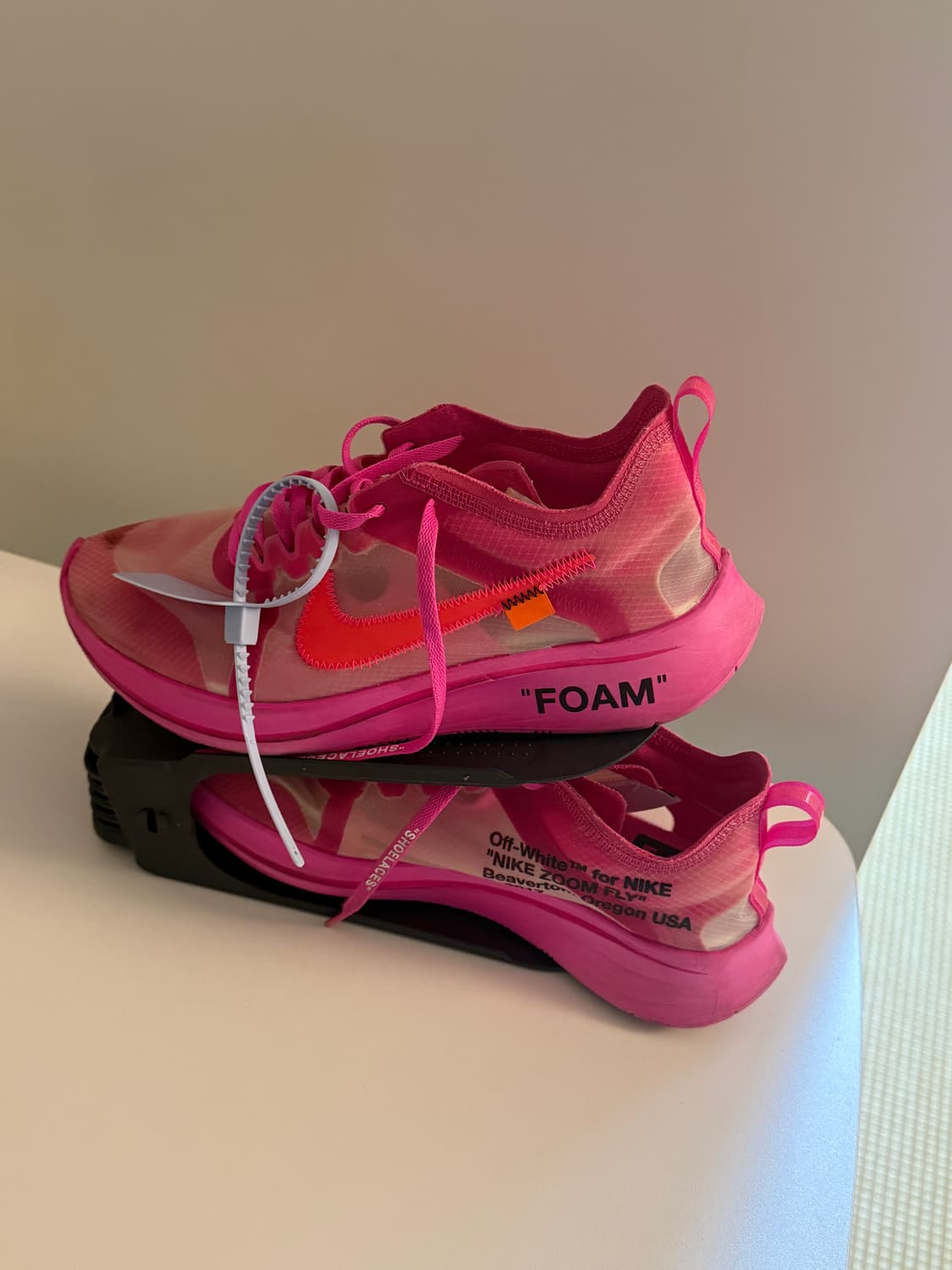 나이키x오프화이트  매쉬핑크 240 상품이미지1