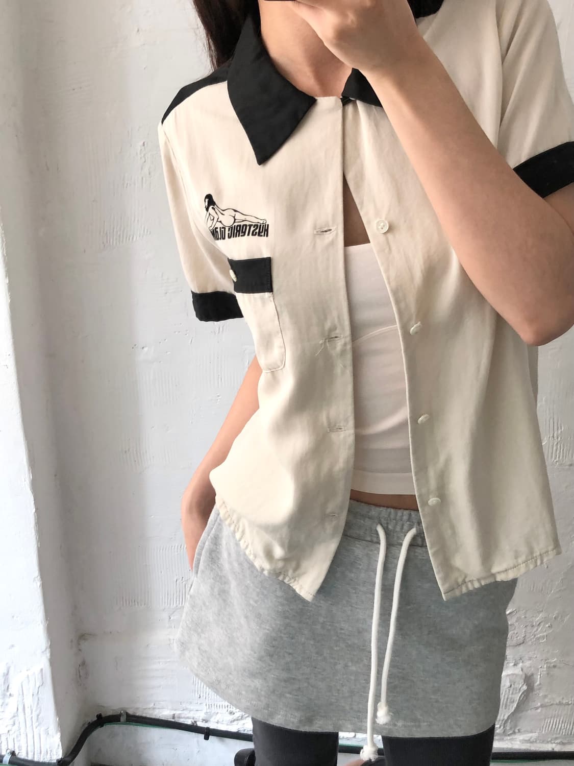 Hysteric Glamour 히스테릭글래머 투톤 볼링 셔츠 상품이미지2