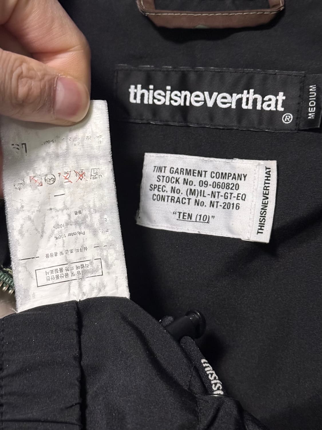 디스이즈네버댓 디네댓 카모 플라쥬 밀리터리 워크 솜 패딩 M 95 스트릿 상품이미지8