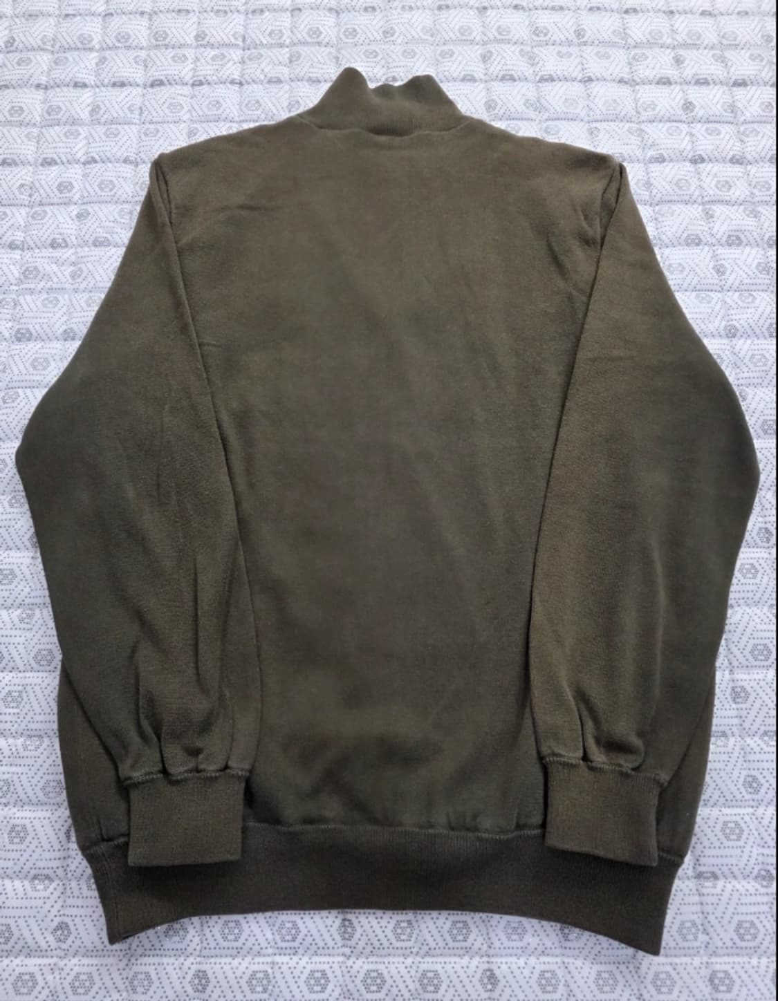 폴로 골프 남성 하프집업 카키 100 상품이미지3