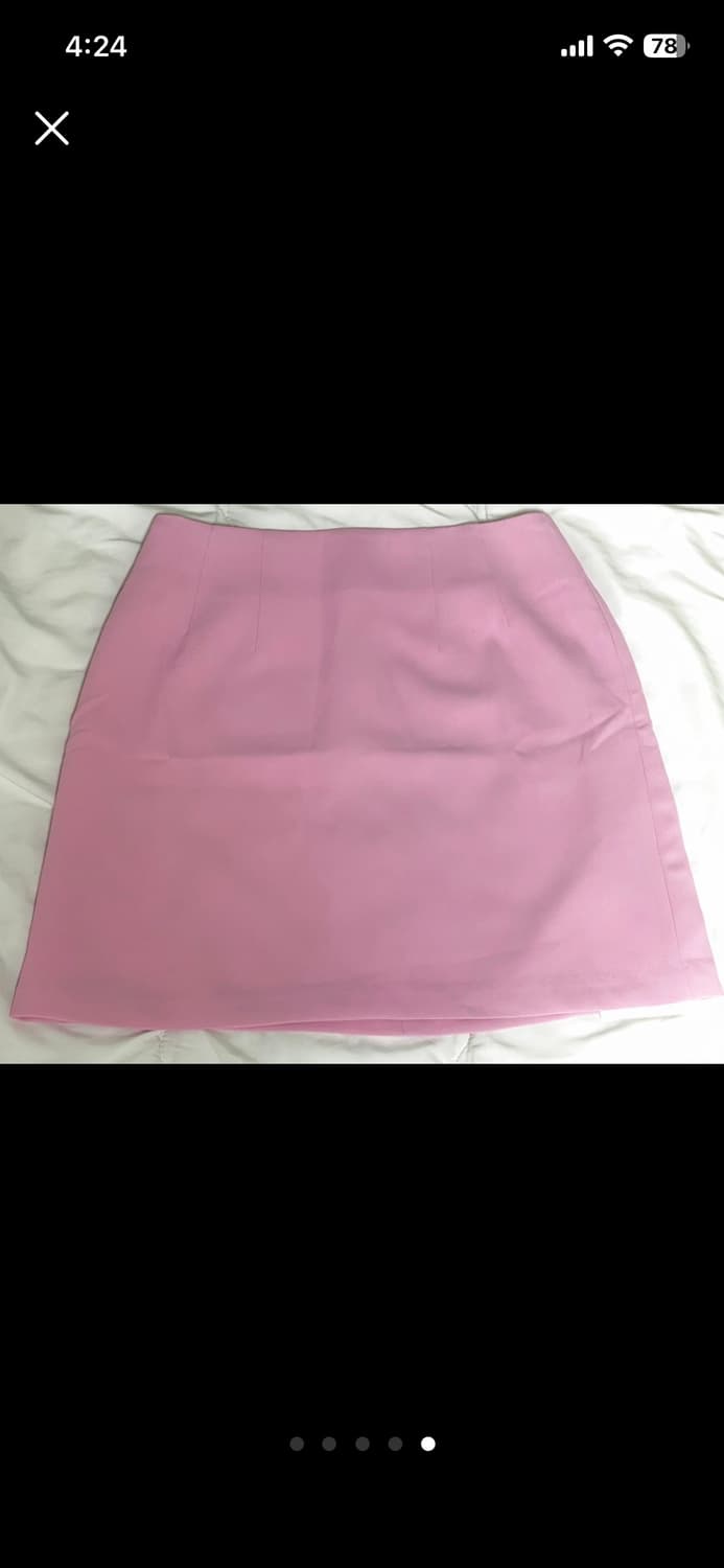 매니매니모드 BOL 스커트 핑크 s 상품이미지5