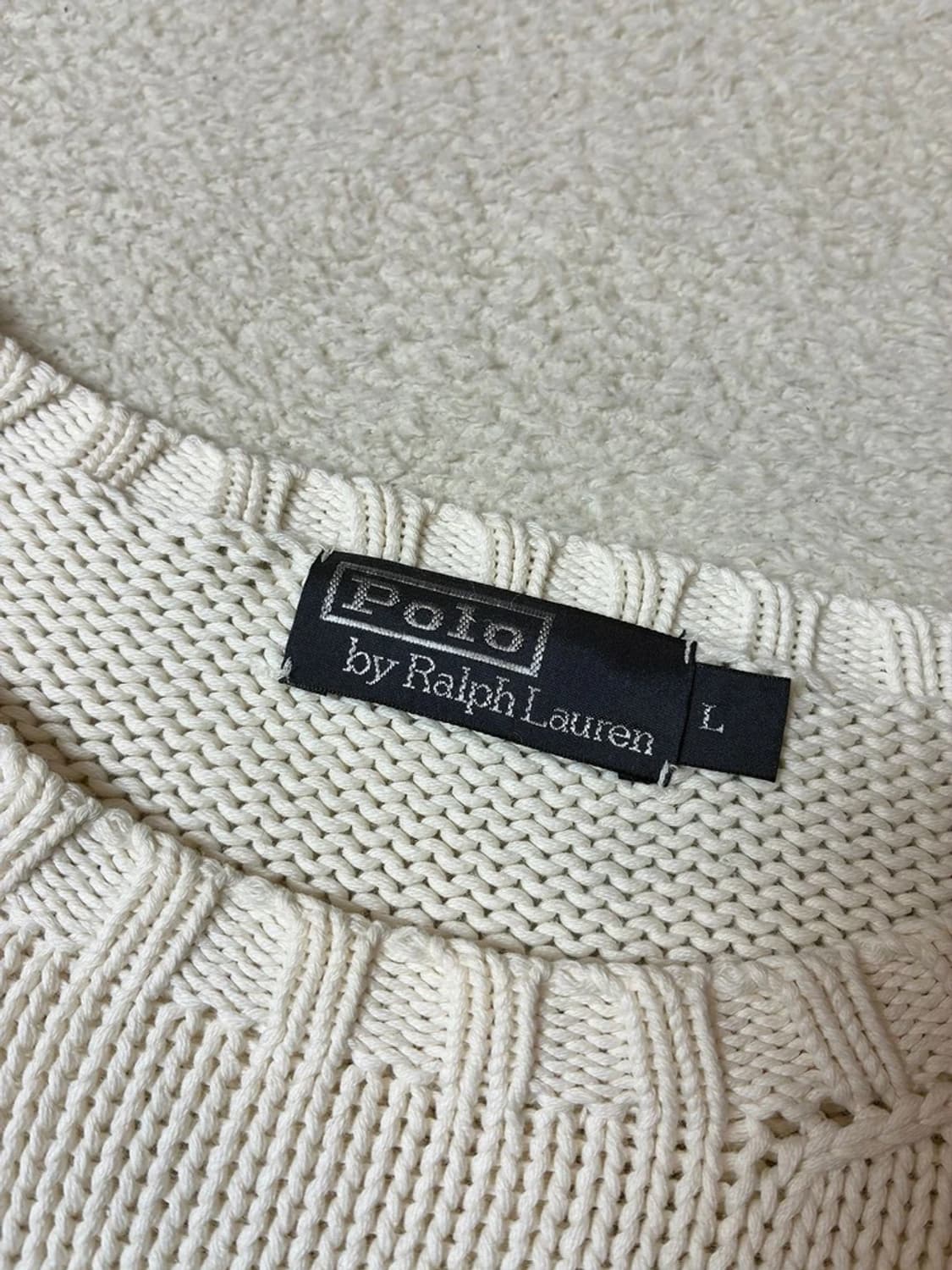 폴로 랄프로렌 00's 헤비코튼 성조기 니트 PN7919 상품이미지6