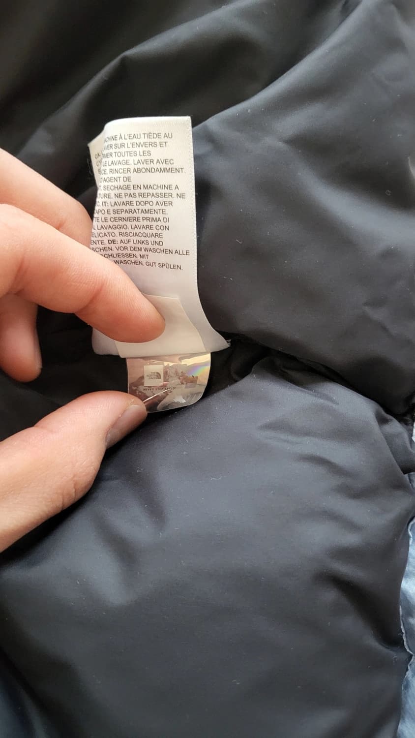 [XL] 슈프림 x 노스페이스 블리치드 데님 눕시 상품이미지5