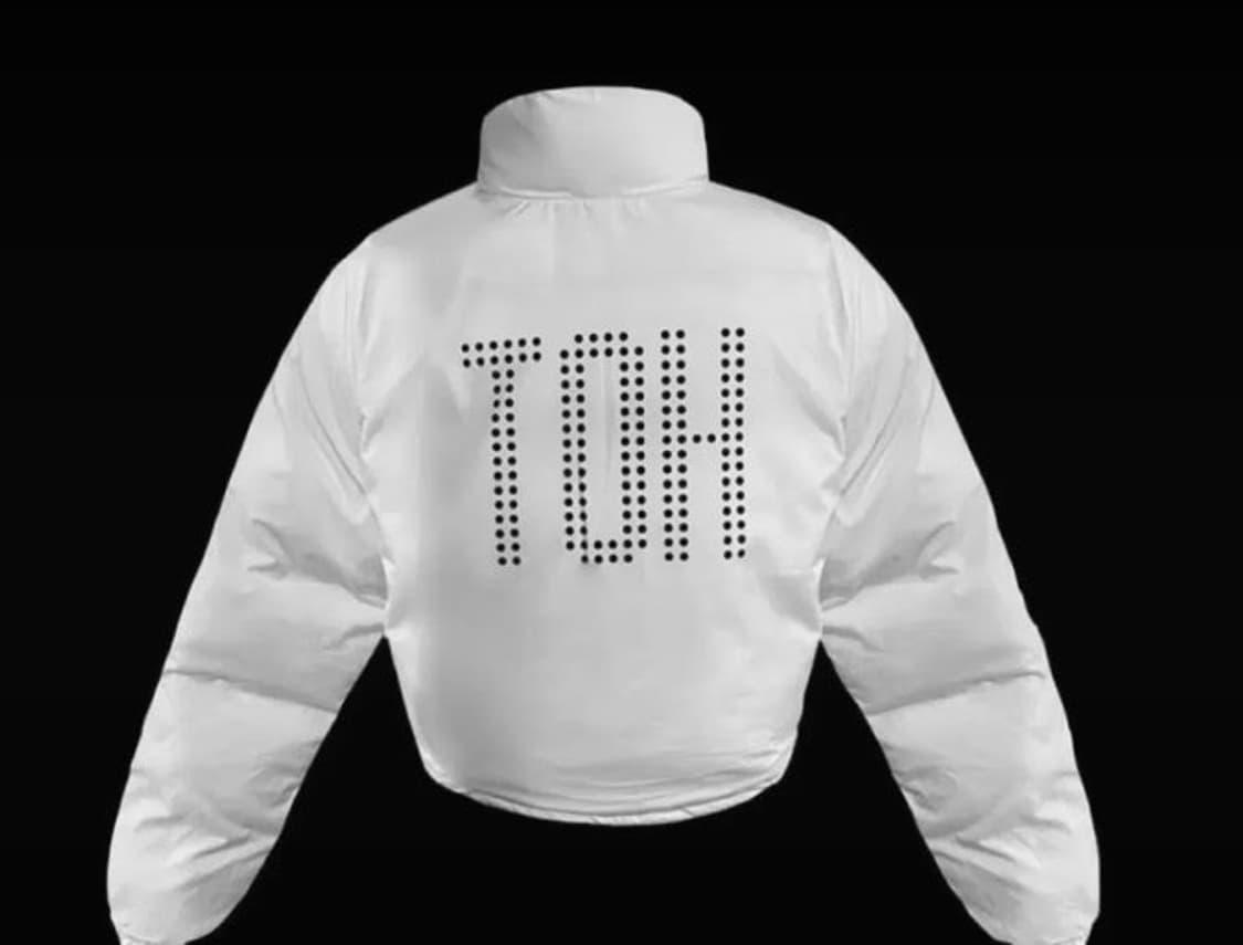 toh 도트 리버시블 크롭 패딩 상품이미지2