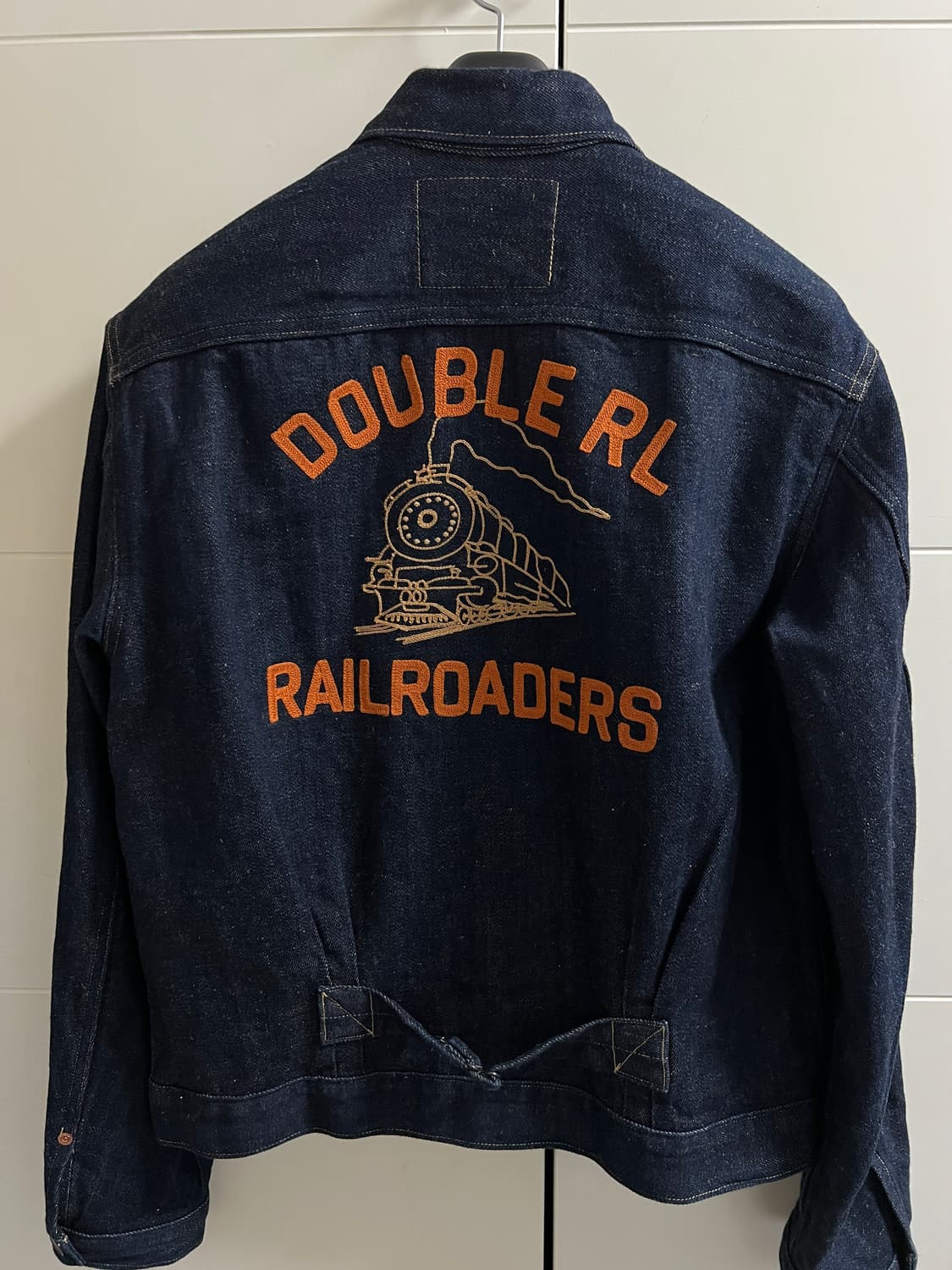 택포75) RRL 더블알엘 리미티드에디션 임브로이더 데님자켓 S 상품이미지1