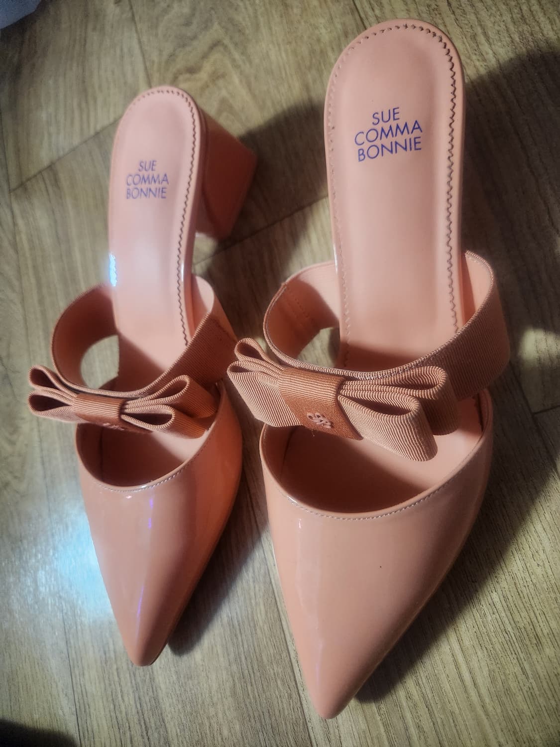 슈콤마보니 리본 뮬 핑크 상품이미지3