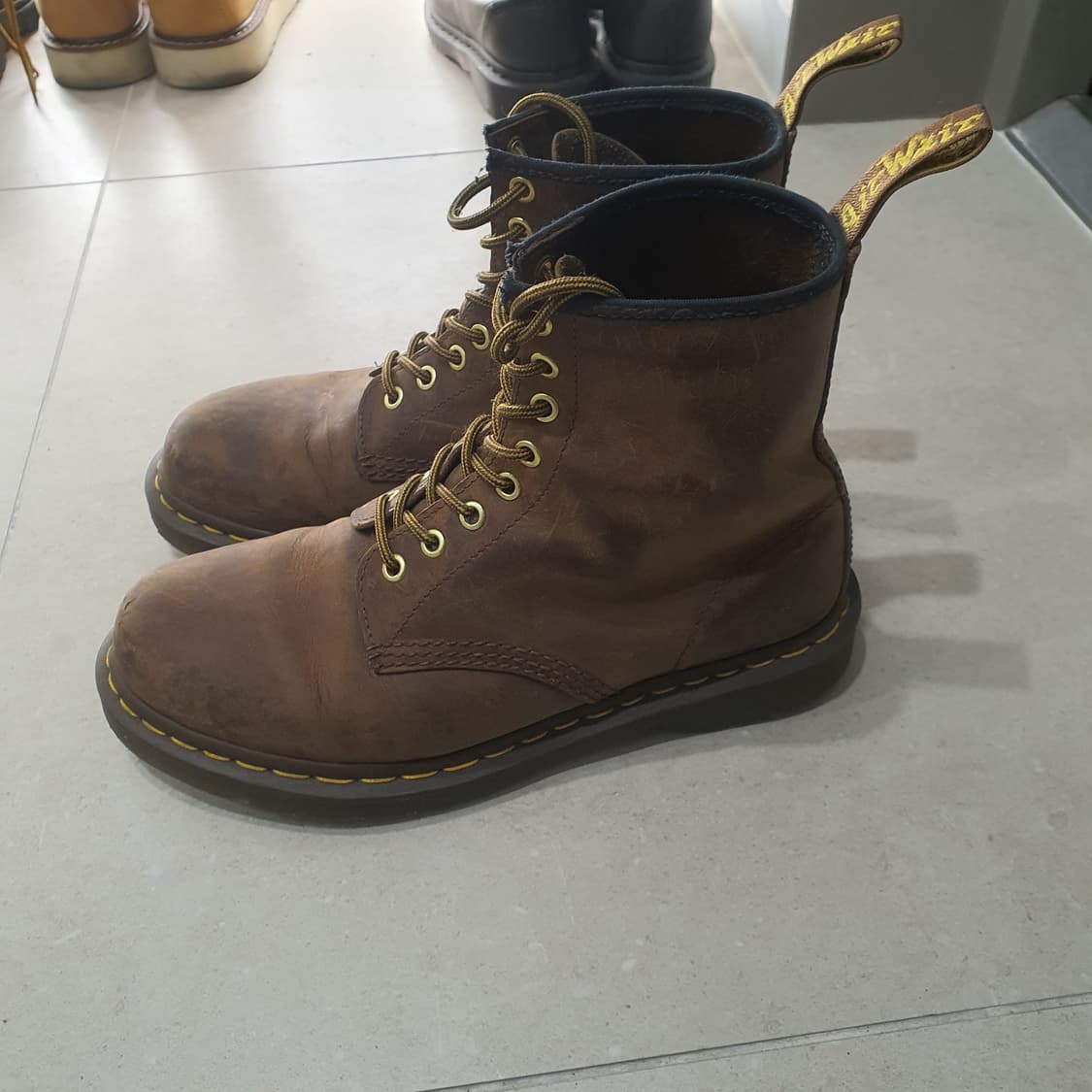 [UK7/260] 닥터마틴 8홀 빈티지브라운 상품이미지2