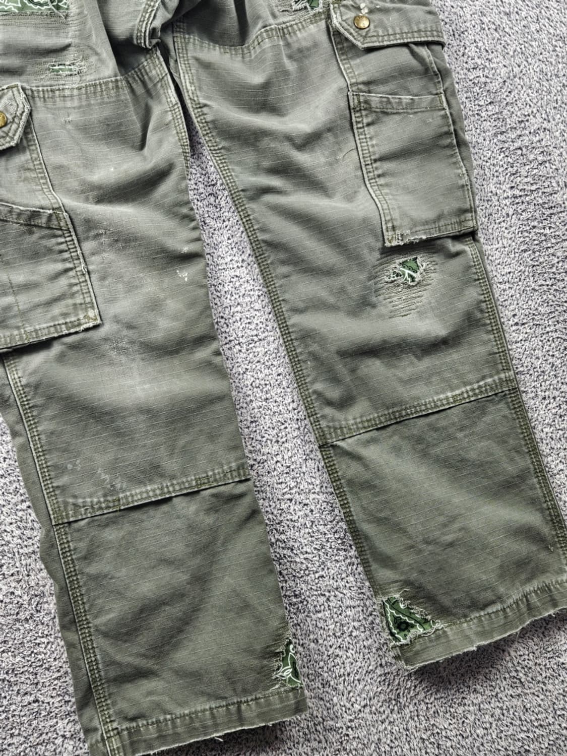 칼하트 리페어 커스텀 립스탑 카고 워크 팬츠 (32X30) / 10772 상품이미지6