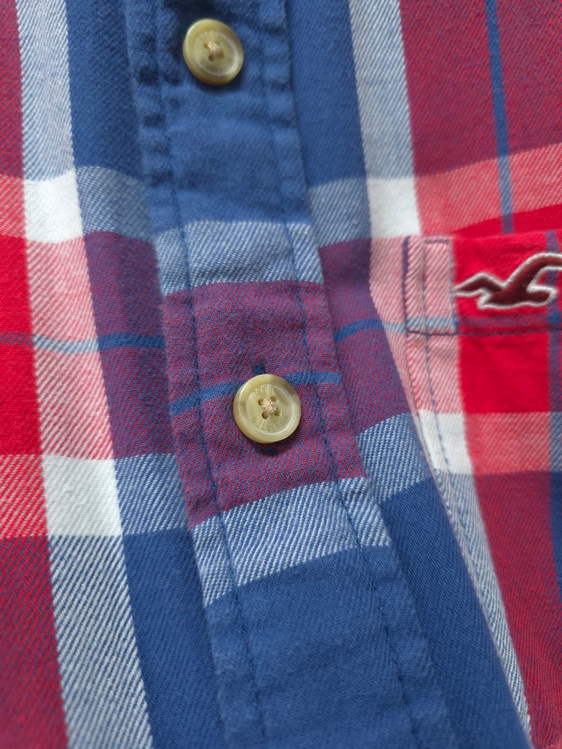 홀리스터 시그니처 로고 체크 플란넬 셔츠 (95) 상품이미지5