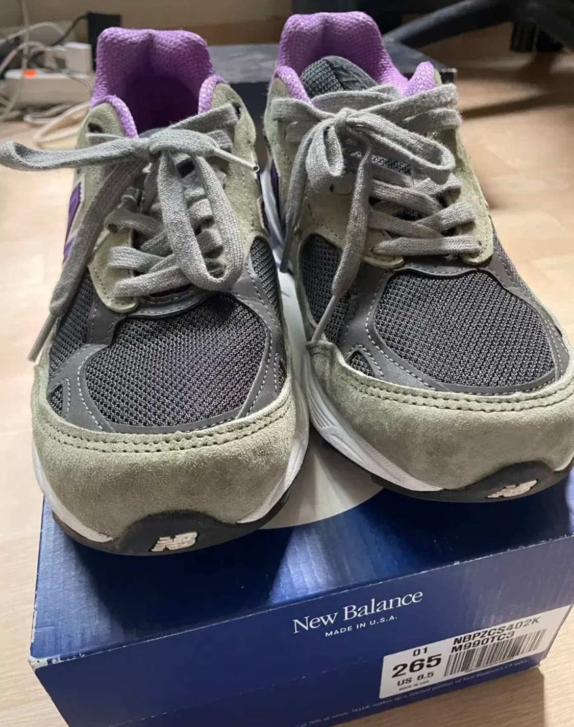 뉴발란스 M990TC3  올리브 리프 블랙 사이즈 265 상품이미지2