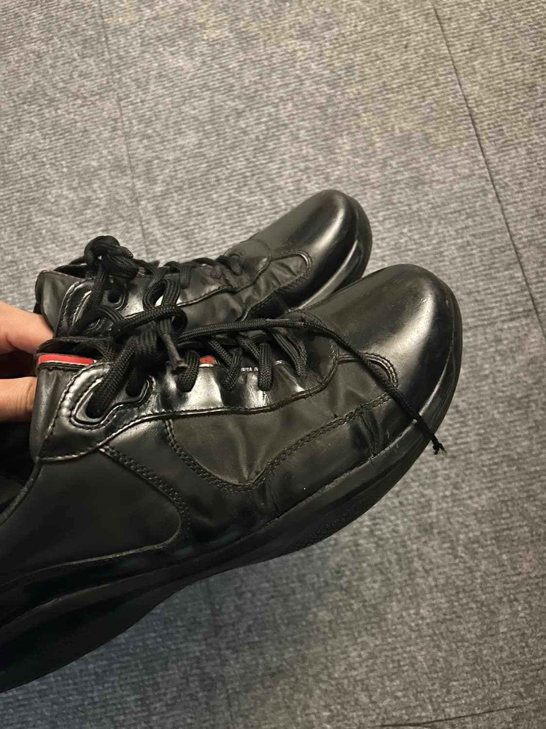 prada 스포츠 아메리카컵 나일론 블랙 8 (270~275) 상품이미지6