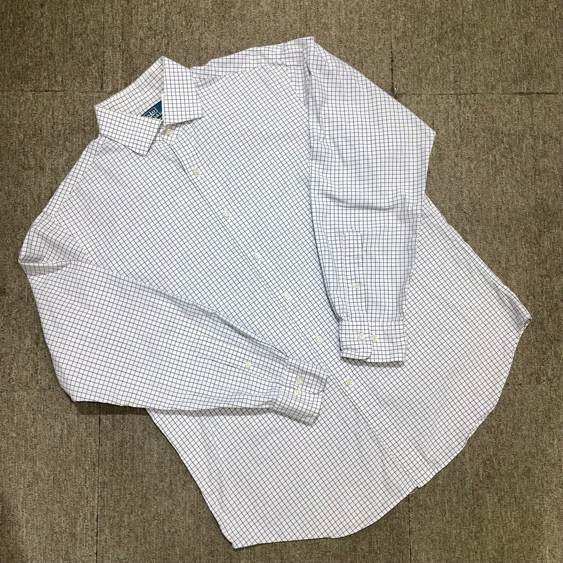 (16 1/2) POLO 폴로 랄프로렌 체크셔츠 리젠트 클래식핏 상품이미지1