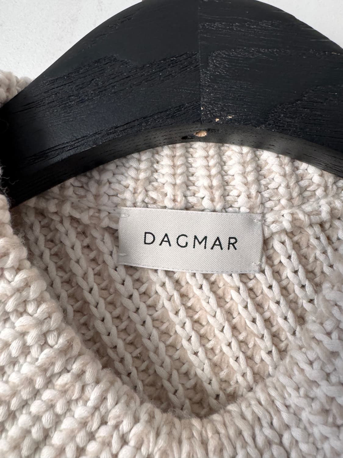 새상품 영국 브랜드DAGMAR 다그마 니트 조끼 XS 아이보리 상품이미지2