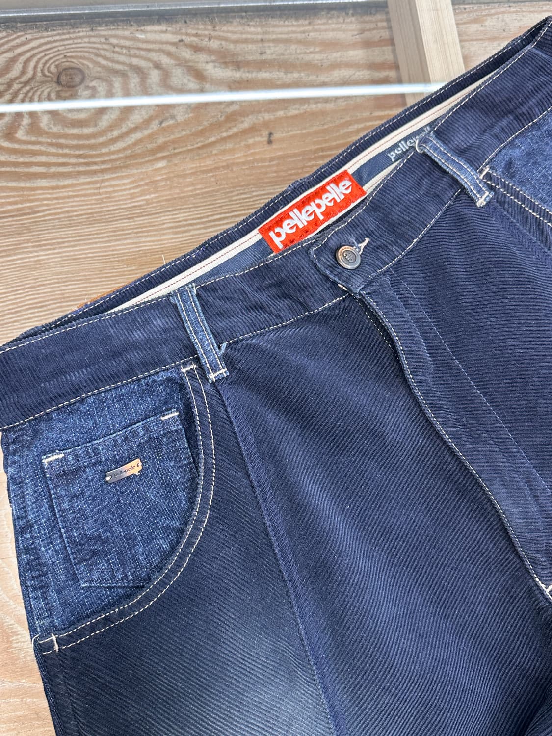 펠레펠레 코듀로이 워시드 와이드 데님 팬츠 상품이미지6