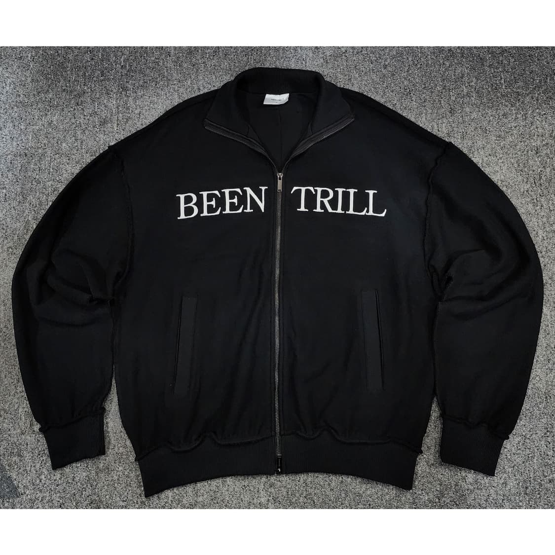 빈트릴 스펠로고 투웨이 스웻 집업 자켓 M 상품이미지1