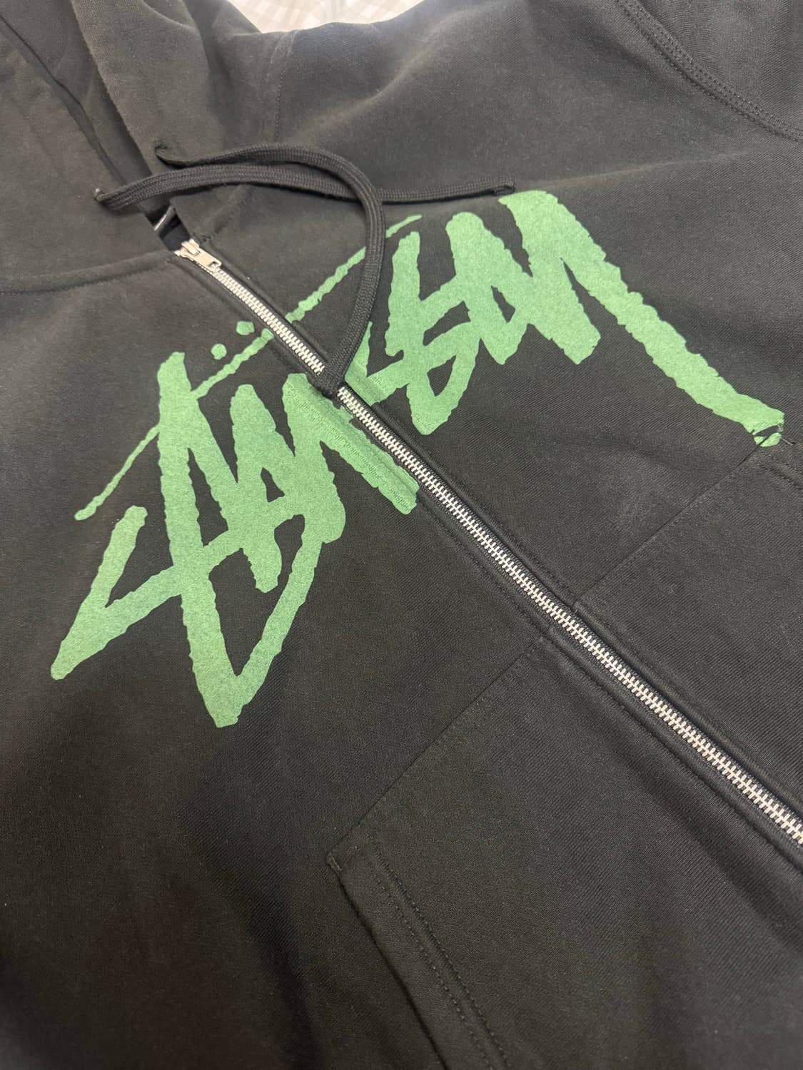 [XL] 스투시 비너스 후드집업 블랙 상품이미지3