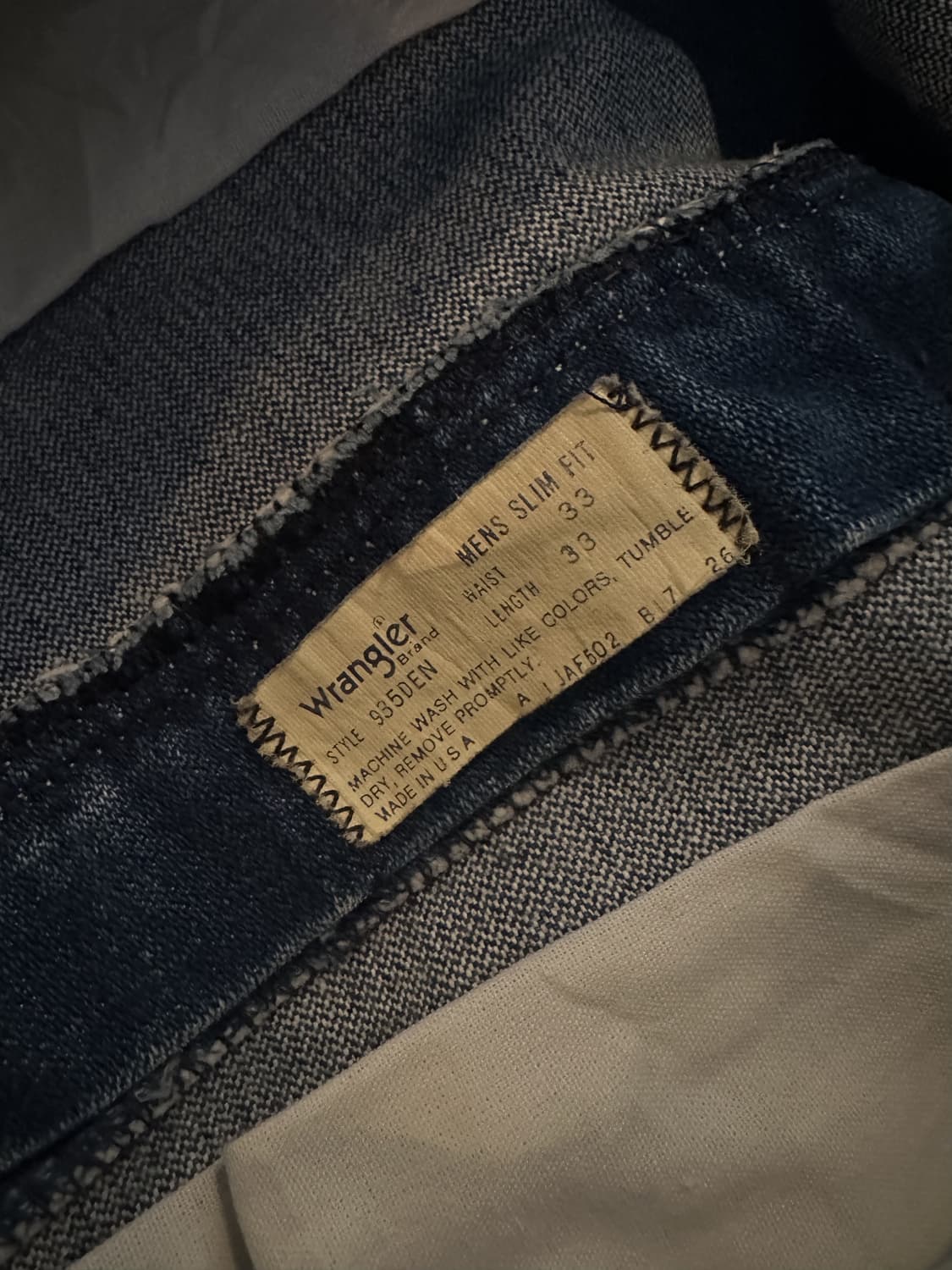 70s Vintage Wrangler Boots Denim Pants 상품이미지8