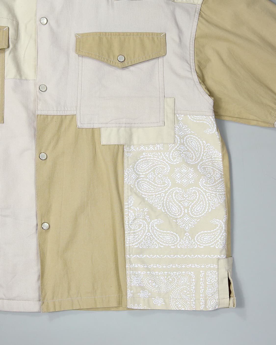 Niko and UNSTUDIED Patchwork Overshirt 상품이미지7