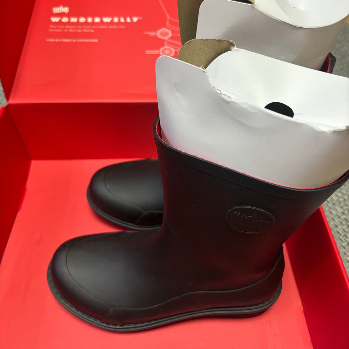 핏플랍 원더웰리 레인부츠 블랙 230 상품이미지2