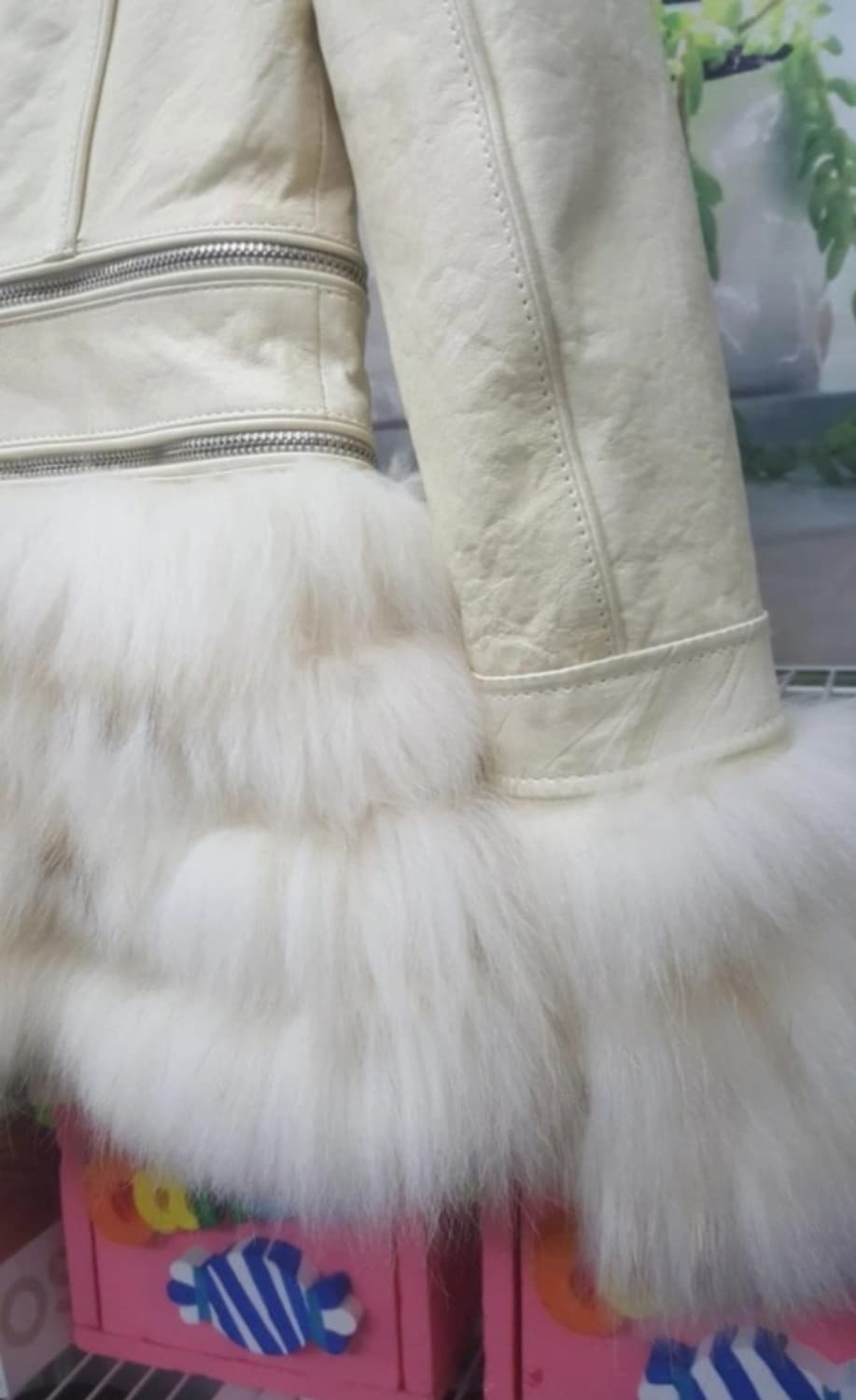 도호 여성가죽자켓 44 양가죽퍼자켓  AB86 상품이미지7