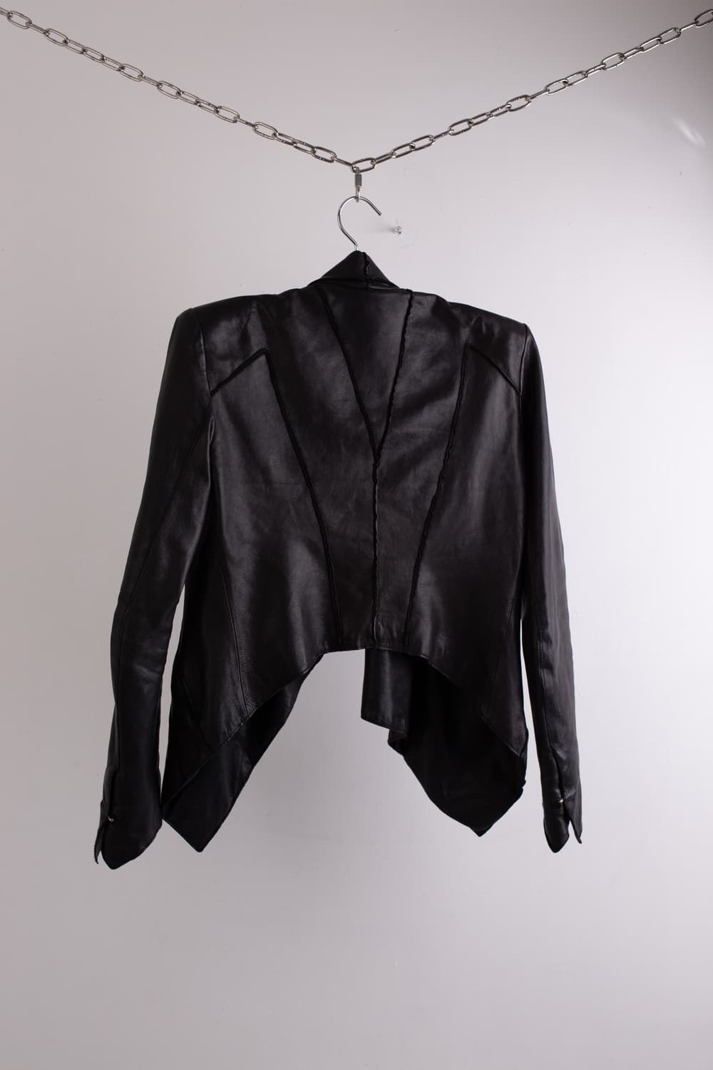 HELMUT LANG ASYMMETRICAL LEATHER JACKET 상품이미지7