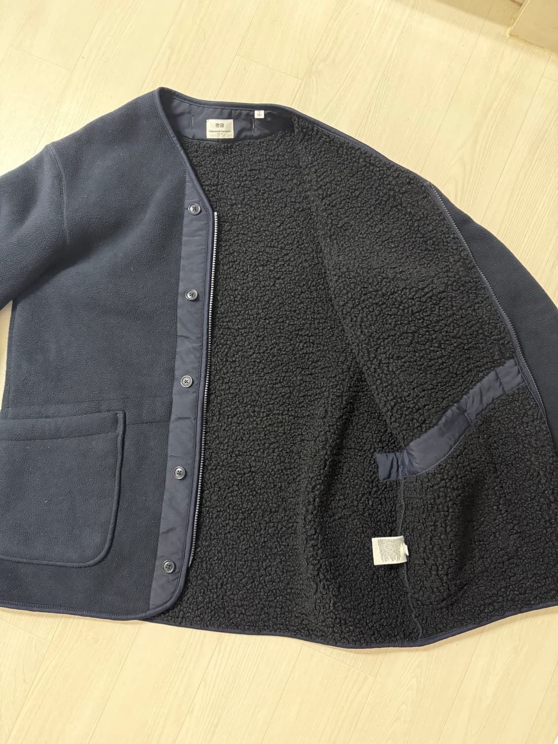 유니클로 x 엔지니어드가먼트 콜라보 플리스 자켓 상품이미지4