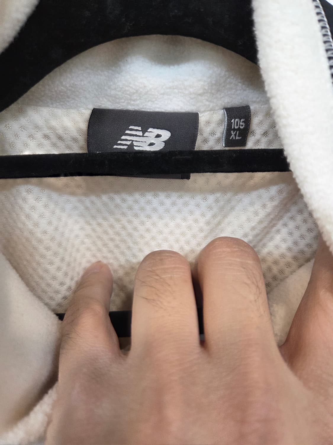 뉴발란스 사이드로고 우븐 플리스 조끼 xl 상품이미지3