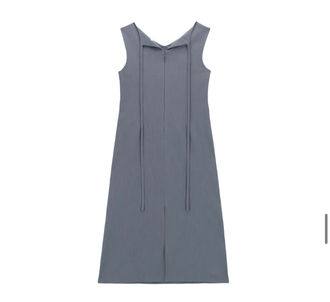 시티브리즈 스트링 슬리브리스 롱 원피스_VINTAGE BLUE 상품이미지5