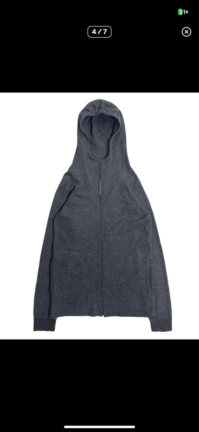 츠모리 치사토 멜란지 그레이 후드집업 상품이미지4