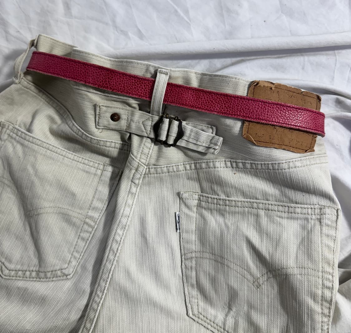 Werner herbrand 테디베어 장식 레더 벨트  상품이미지2