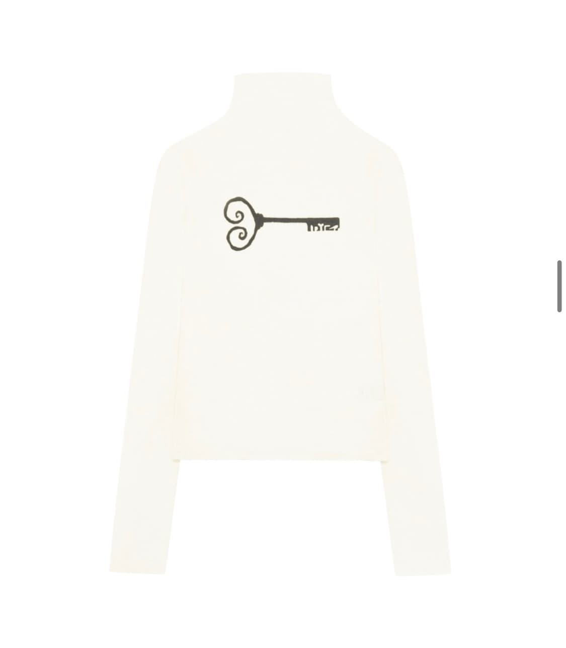 미레코 미레키 울 하이넥 티 아이보리 판매 양도 상품이미지2