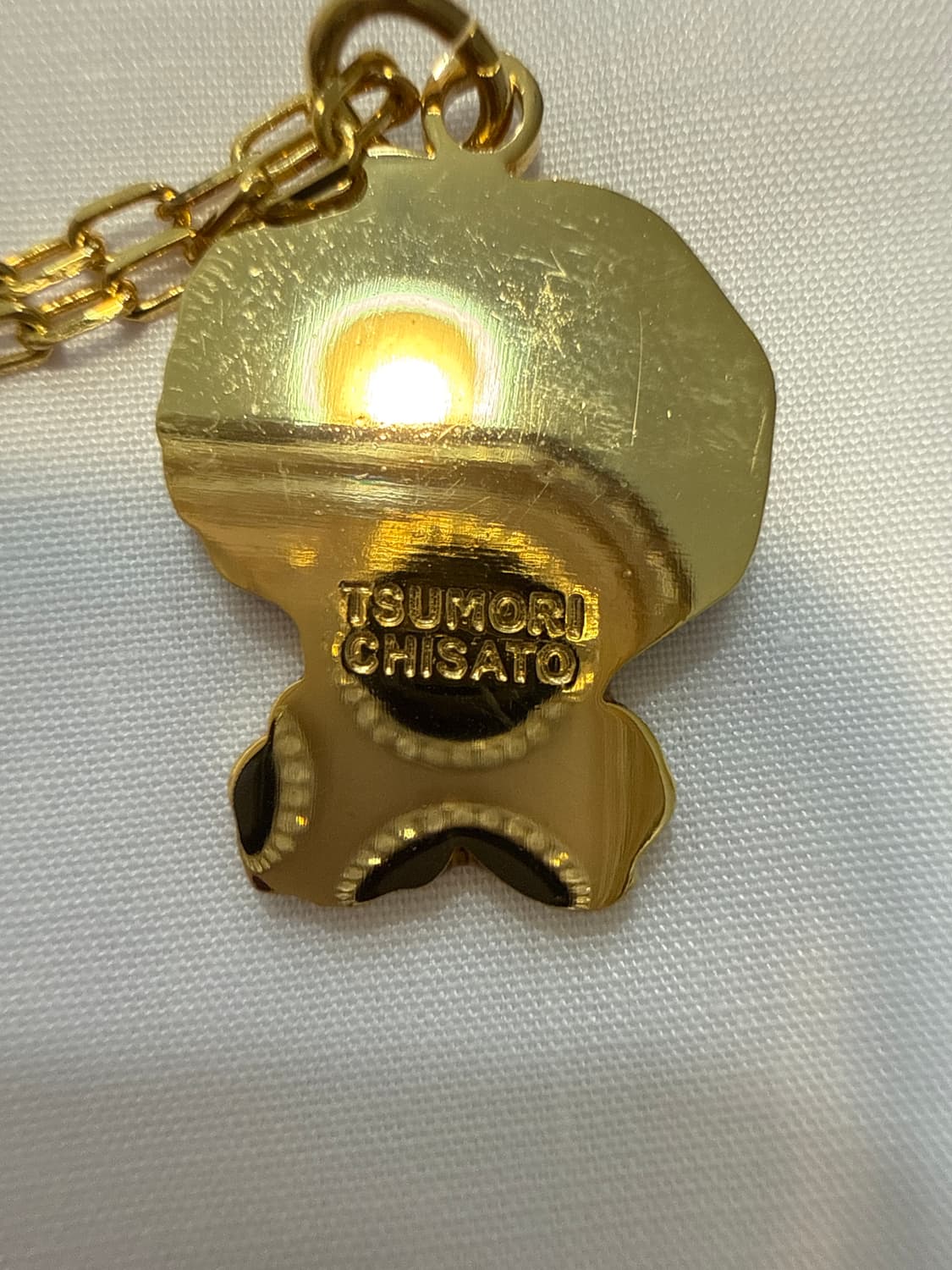 츠모리치사토 키치 캐릭터 골드 목걸이 상품이미지5