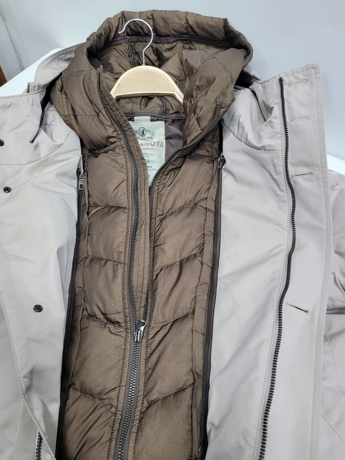 올젠 테라노바 구스 다운 패딩 사파리 코트 / 남 110
 상품이미지3