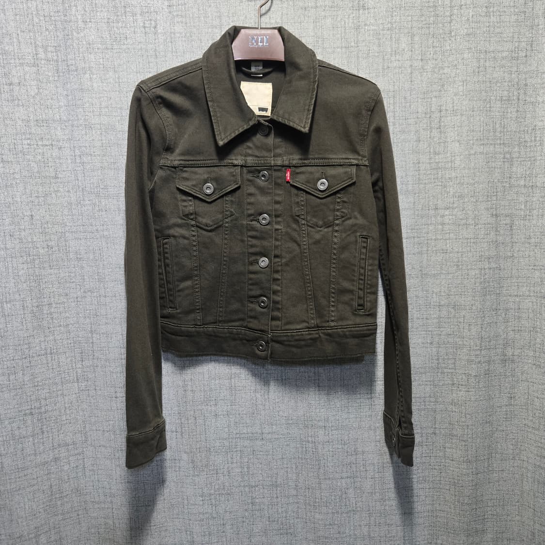 리바이스 여성 트러커 데님 자켓 카키  상품이미지2