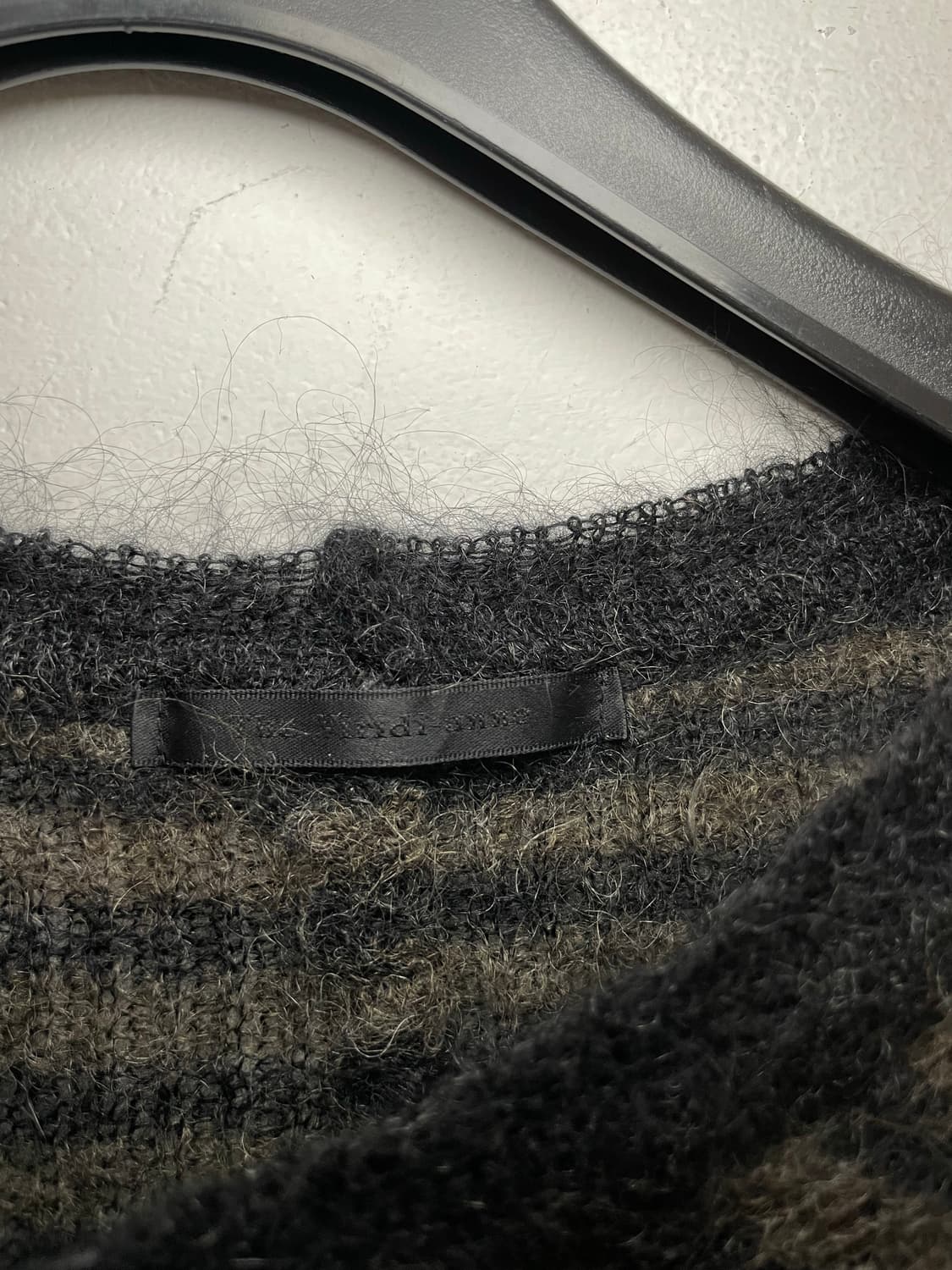 스트라이프 모헤어 니트 상품이미지3